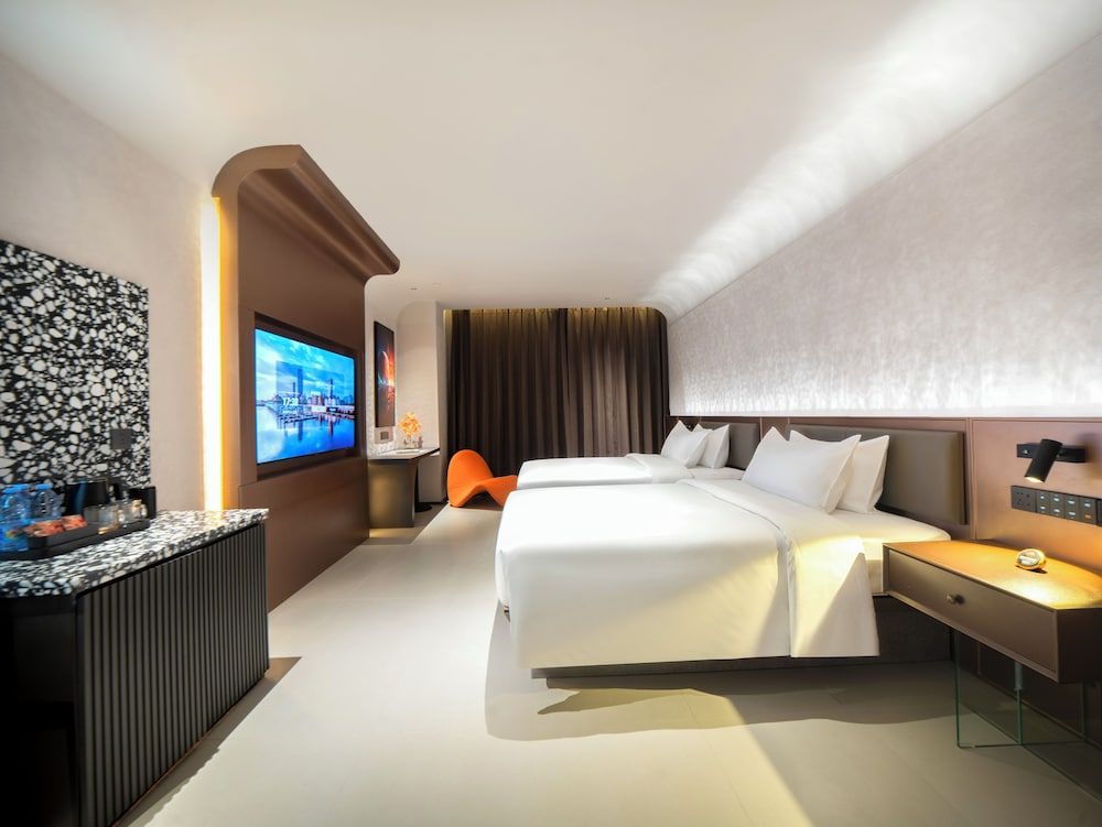 chongqinglangxidujiajiudian Basic Twin Room 3