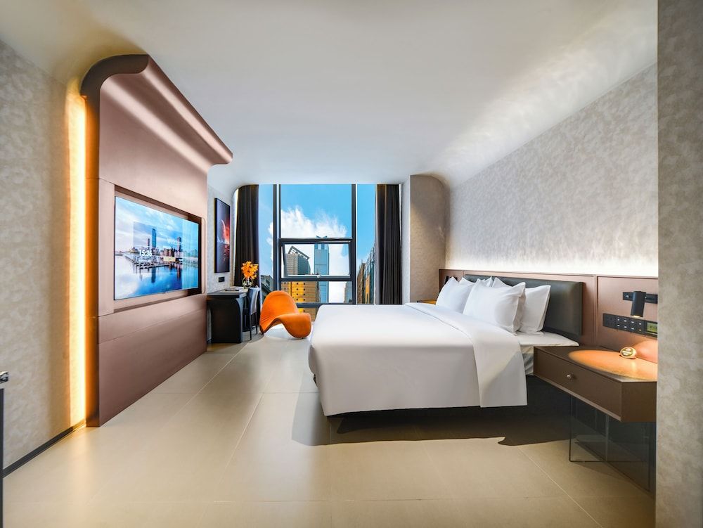 chongqinglangxidujiajiudian Superior Double Room, City View 2