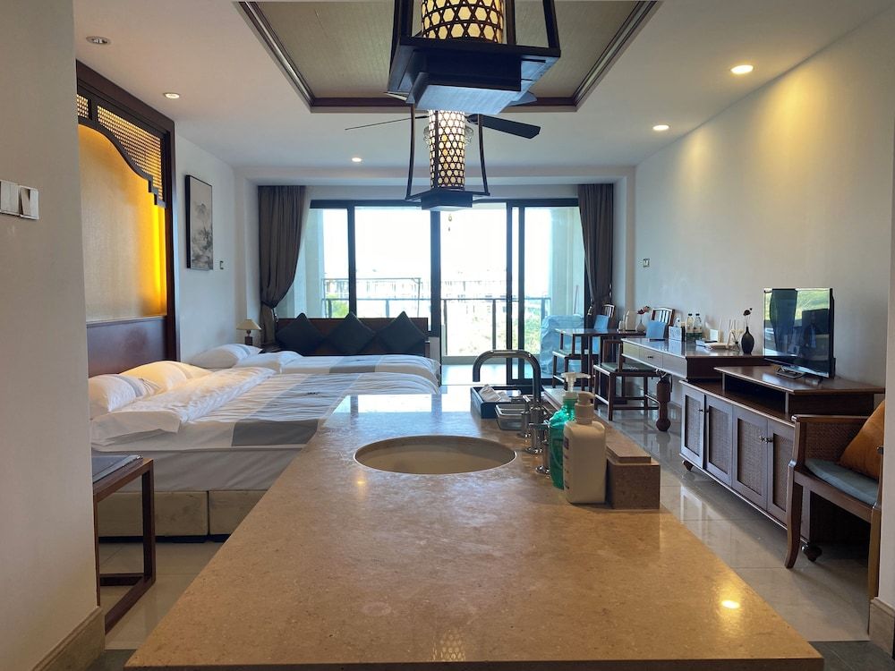 GuangPo MeiYa Homestay LingShui Elite Apartment, Garden View 7