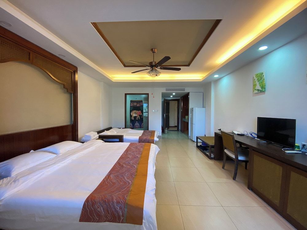 GuangPo MeiYa Homestay LingShui Classic Apartment, Garden View 5