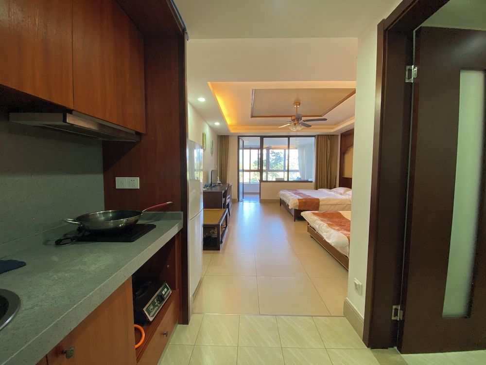 GuangPo MeiYa Homestay LingShui Classic Apartment, Garden View 6