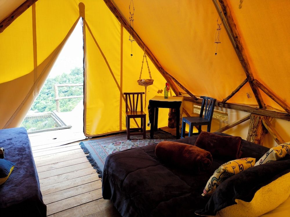 Glamping Rustiko Salento Panoramic Tent, Balcony, Mountain View 6