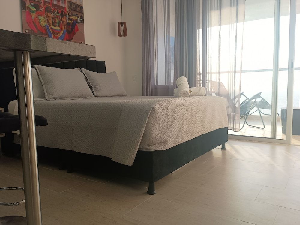 Comfort Studio, Balcony, Beach View