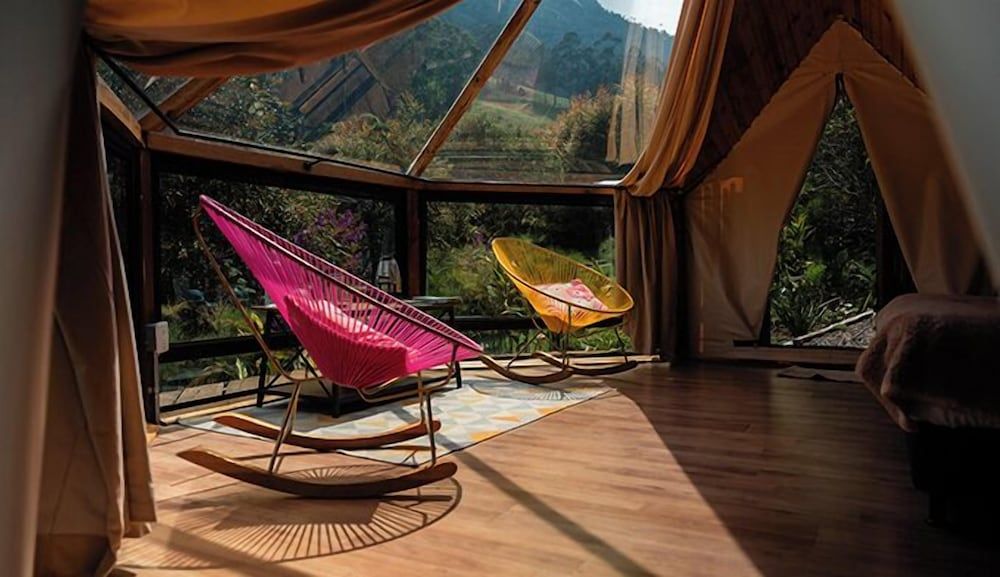 Glamping Lumbre Deluxe Double Room, Mountain View 6