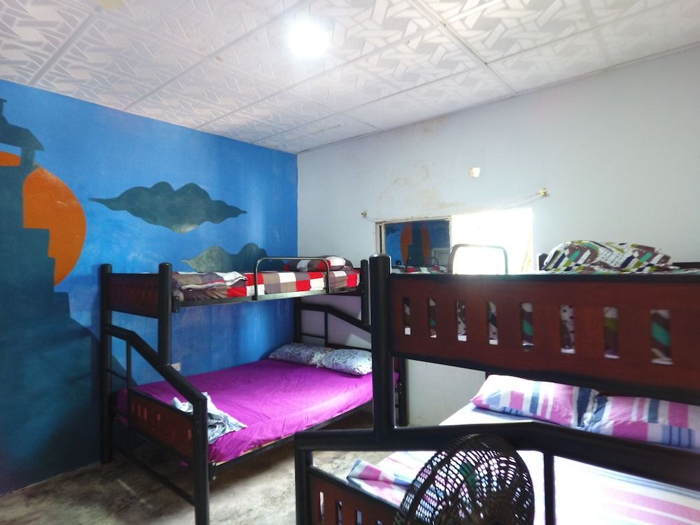 Economy Quadruple Room, Multiple Beds, Patio, Courtyard View