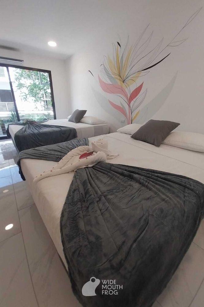 Superior Double Room, 2 Queen Beds, Balcony, Pool View
