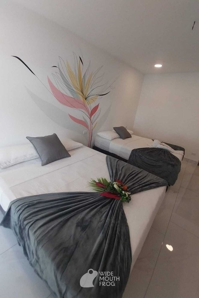 Standard Double Room, 2 Double Beds, Pool View