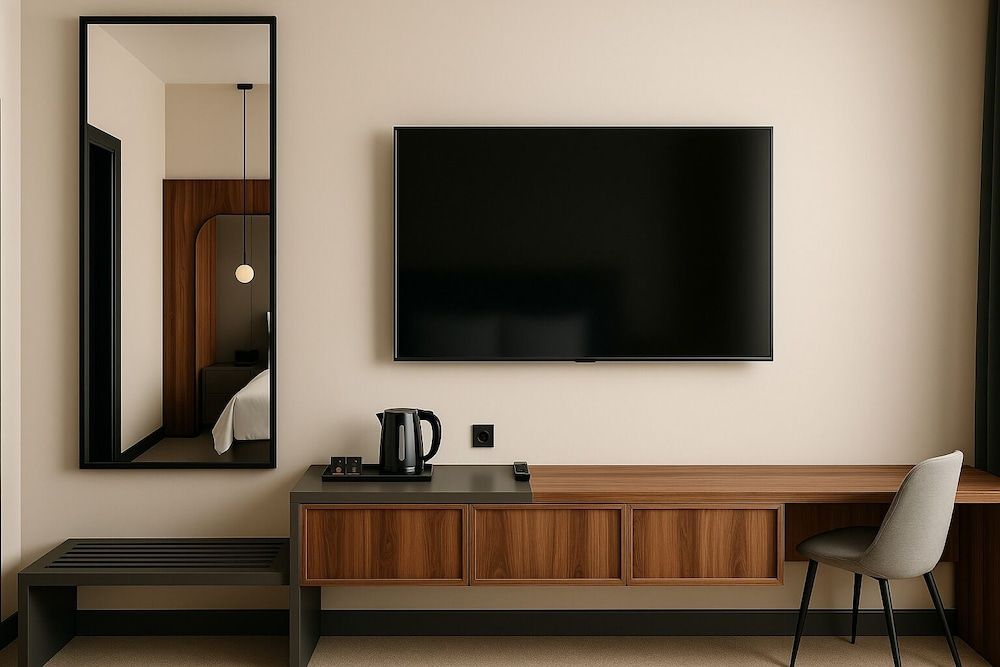 Awen Hotel Vechta Standard Twin Room, 1 Bedroom, City View 8