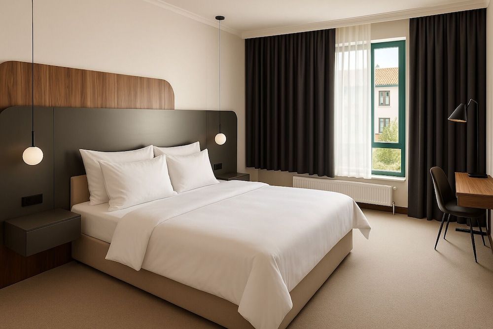 Awen Hotel Vechta Standard Double Room, 1 Bedroom, City View 2