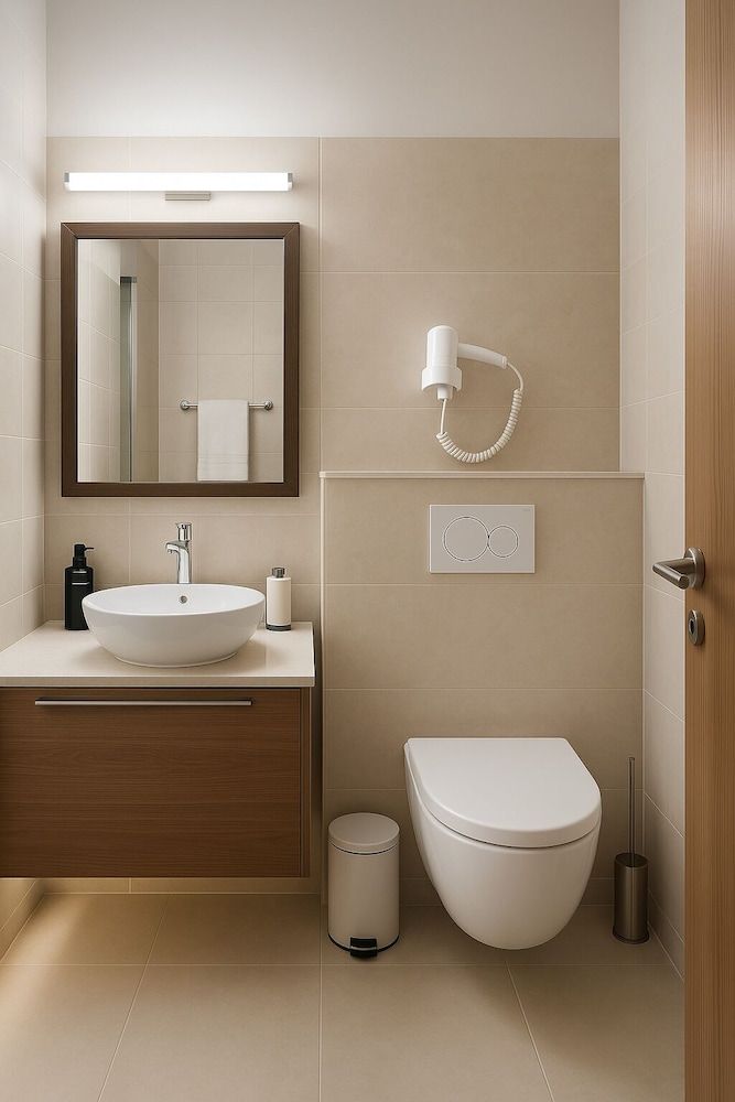 Awen Hotel Vechta Standard Twin Room, 1 Bedroom, City View 4