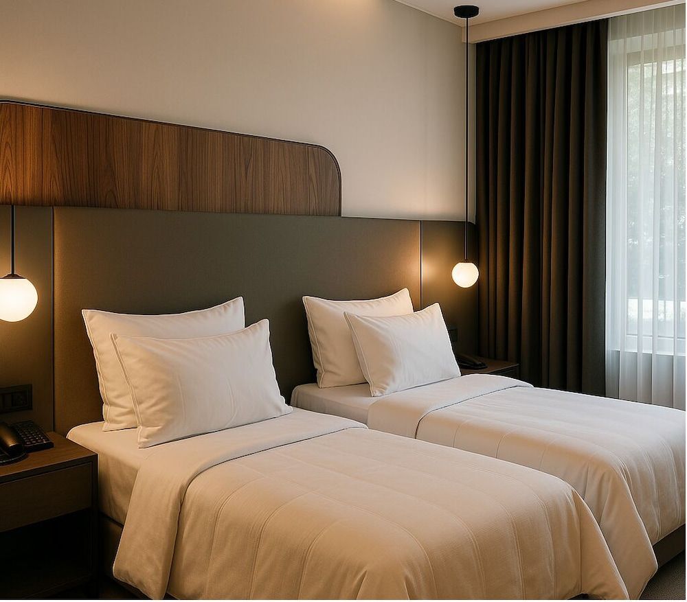 Awen Hotel Vechta Standard Twin Room, 1 Bedroom, City View