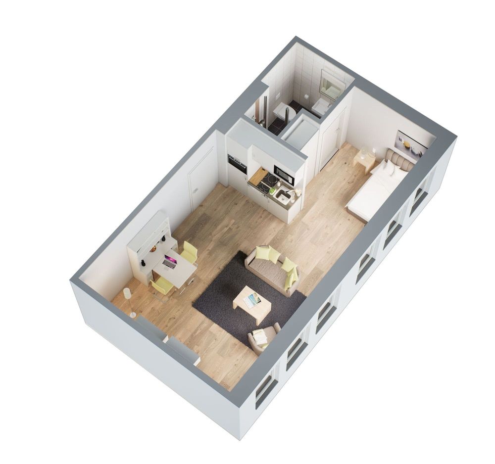 Room layout blue print