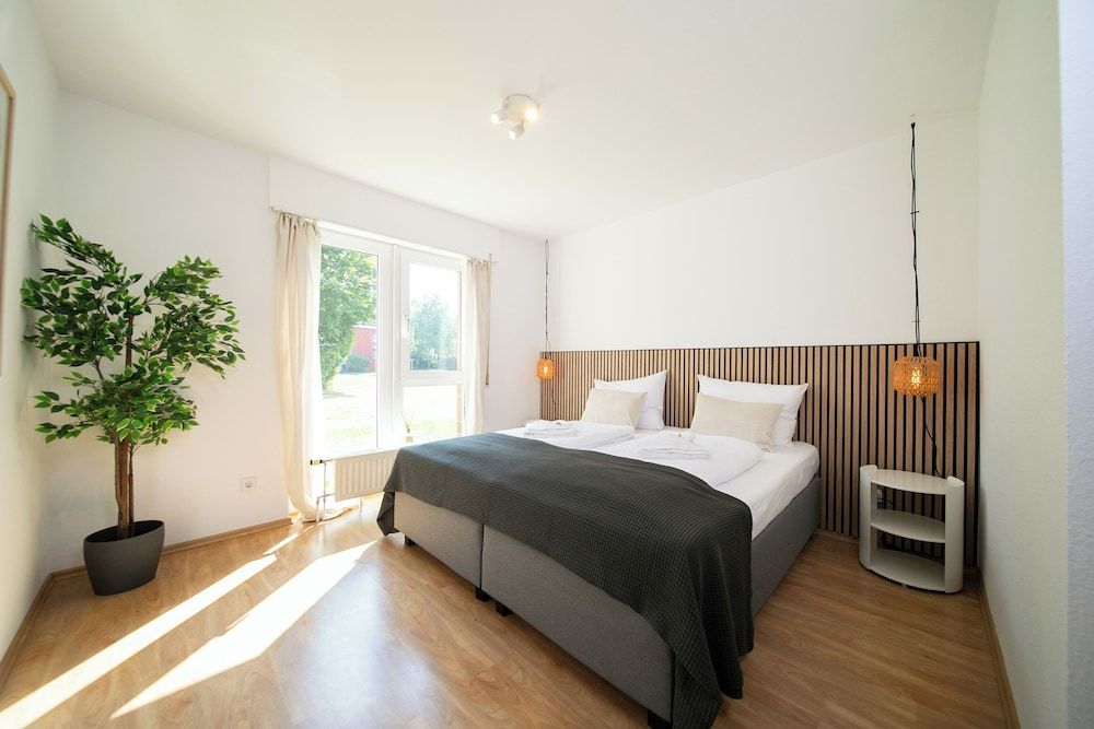 Deluxe Apartment, Kitchen, Courtyard View