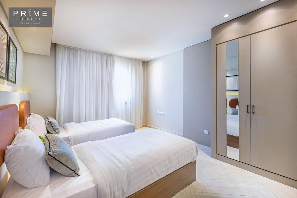 Prime Residence Sheikh Zayed Superior Apartment, 2 Twin Beds