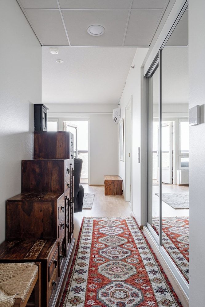 Fabulous 1BR Apt with Sauna & Views Deluxe Apartment, Balcony, City View 10