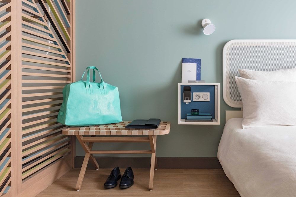 OKKO Hotels Troyes Centre Classic City View Room including self-service snacks and drinks at the Club 3