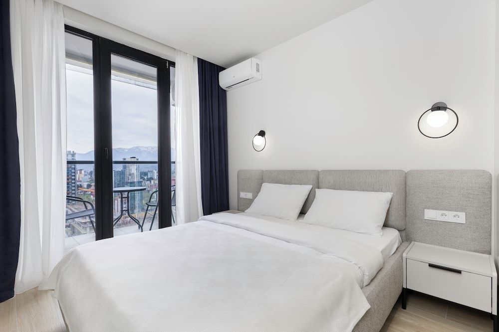 Next Apartments Official Standard Studio, Balcony, City View