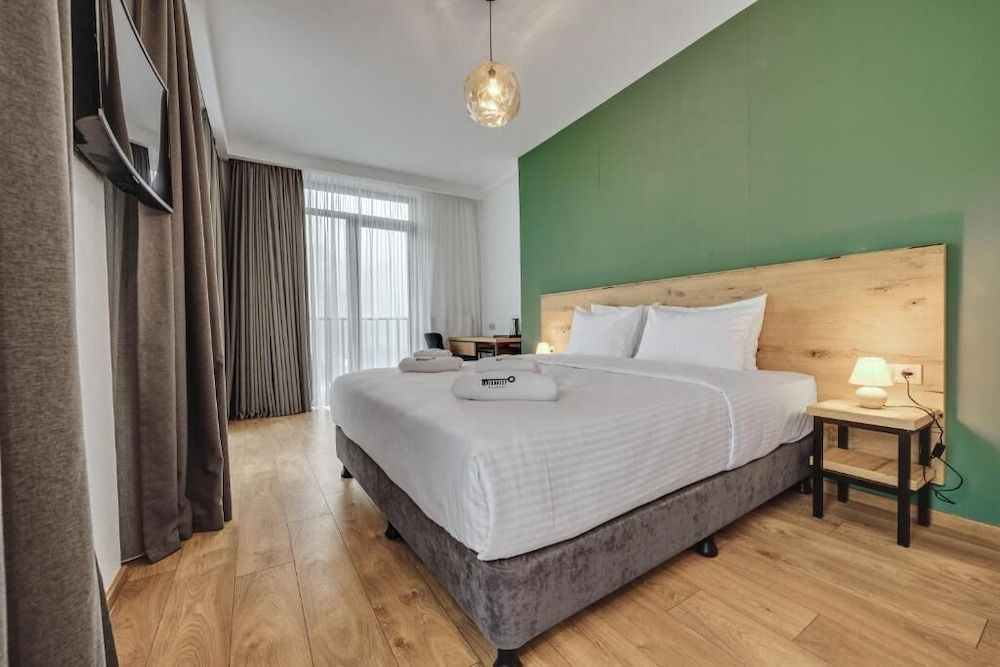 Intourist Kazbegi Panorama King room with Front view & French Balcony 2