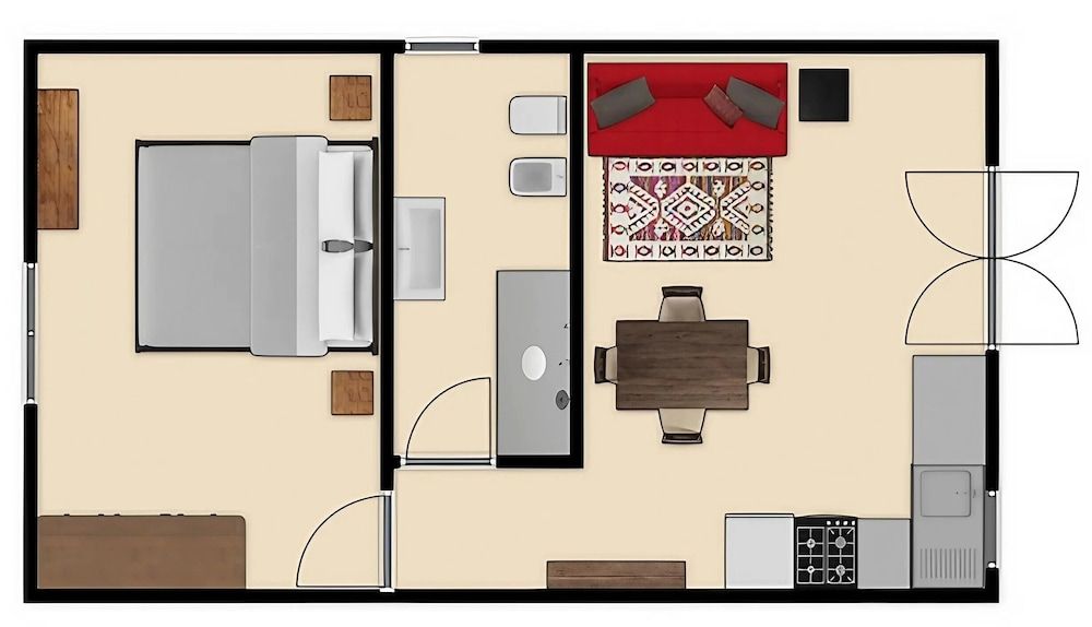 Corte Fratini Residenza D'Epoca Classic Condo, 1 Bedroom, Valley View, Ground Floor 2