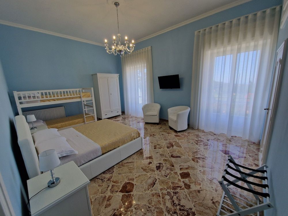 Deluxe Quadruple Room, Balcony, Sea View