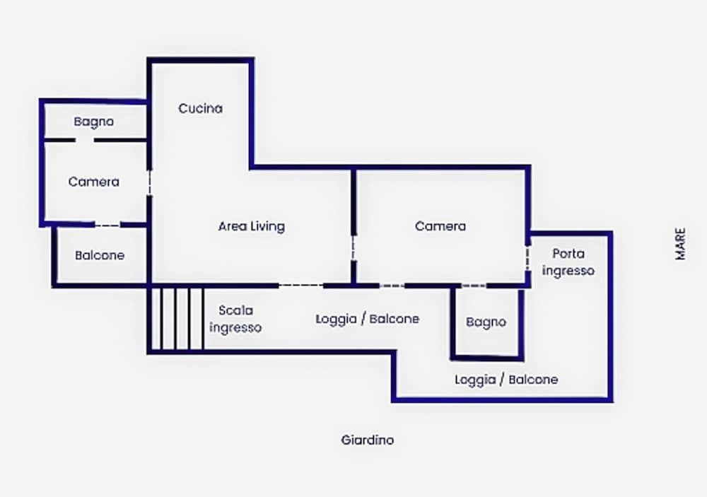 Room layout blue print