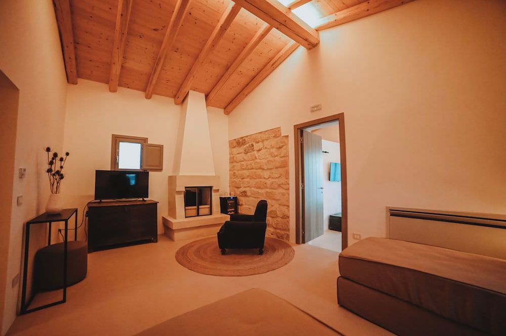 masseria casina fiocca Deluxe Quadruple Room, Balcony, Garden View 25