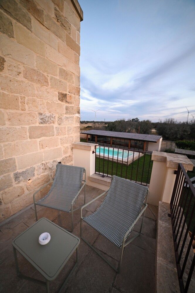 masseria casina fiocca Deluxe Quadruple Room, Balcony, Garden View 10