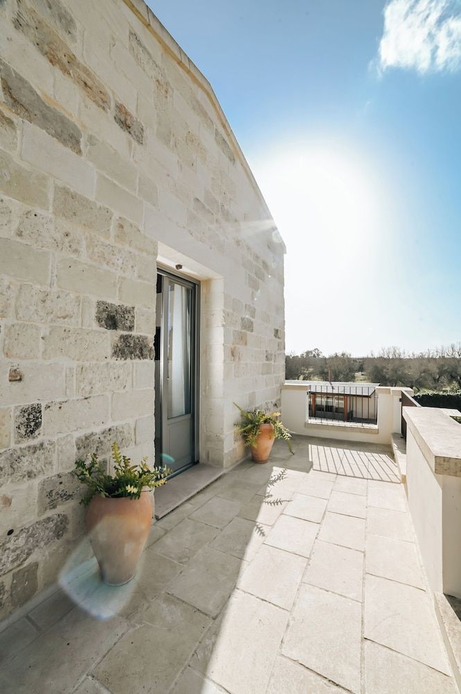 masseria casina fiocca Deluxe Quadruple Room, Balcony, Garden View 9