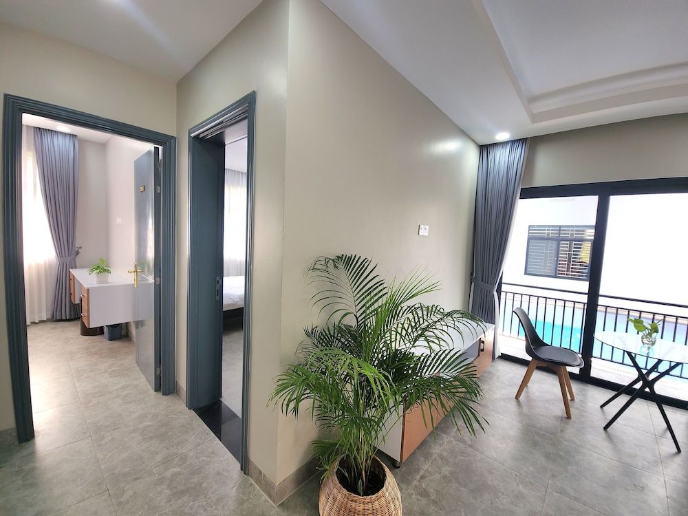 Family Room, Balcony, Pool View