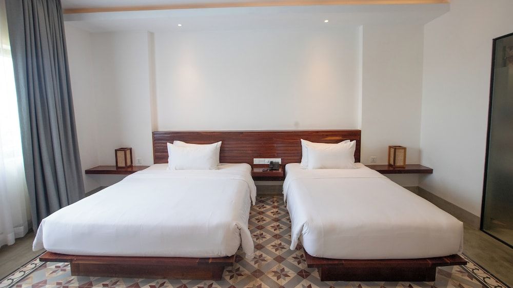 Deluxe Twin Room, Multiple Beds, City View