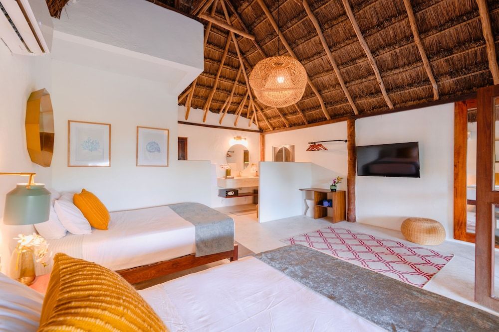 Azulea Bacalar Hotel & Spa - Lagoon Front Deluxe Double Room, 2 Double Beds, Balcony, Lake View 8