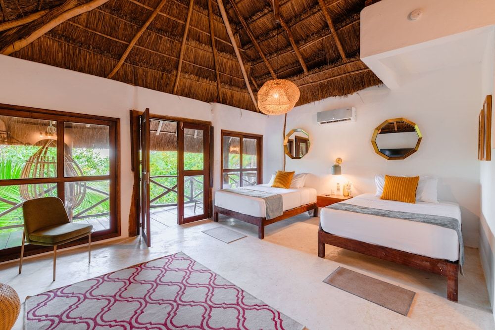 Azulea Bacalar Hotel & Spa - Lagoon Front Deluxe Double Room, 2 Double Beds, Balcony, Lake View 6