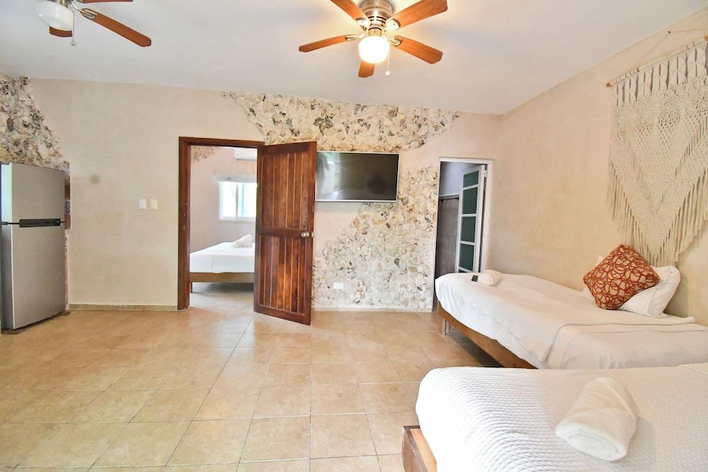 Casa Maria Bonita Hotel & Restaurant El Cuyo by Spot Rentals Comfort Apartment, Balcony, Garden View 7