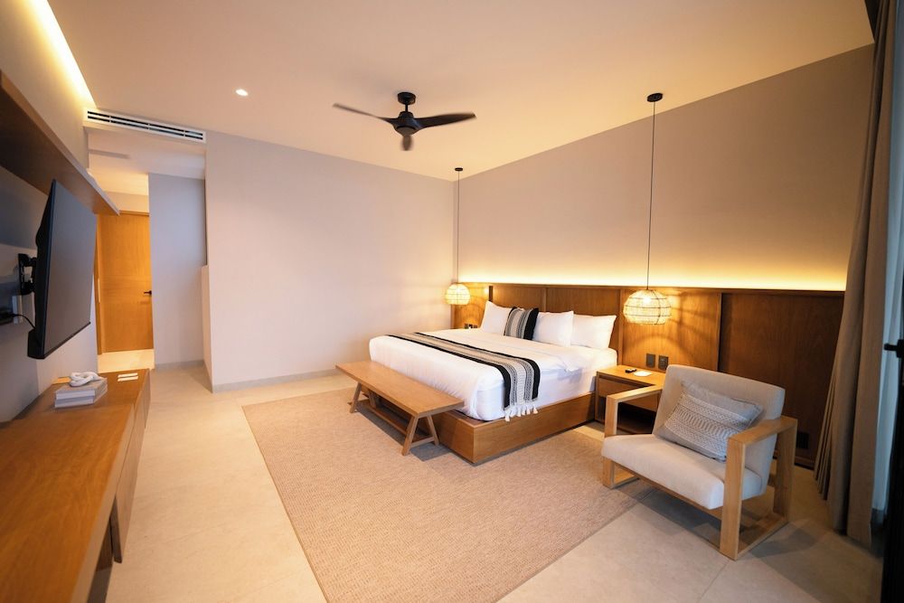 Master Suite with Private Heated Pool.