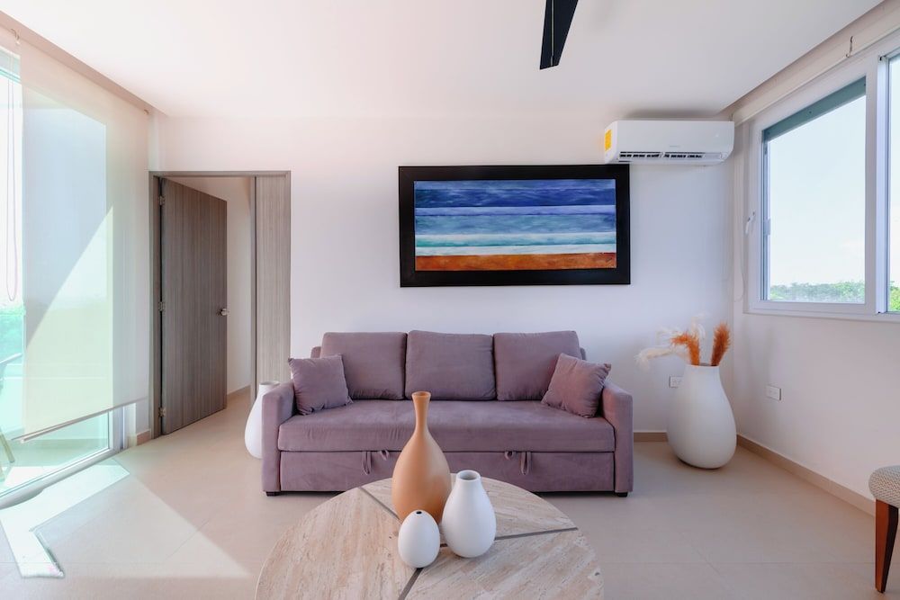 Azulea Isla Mujeres Hotel & Spa Deluxe Studio Suite, 1 King Bed with Sofa bed, Balcony, Ocean View 12