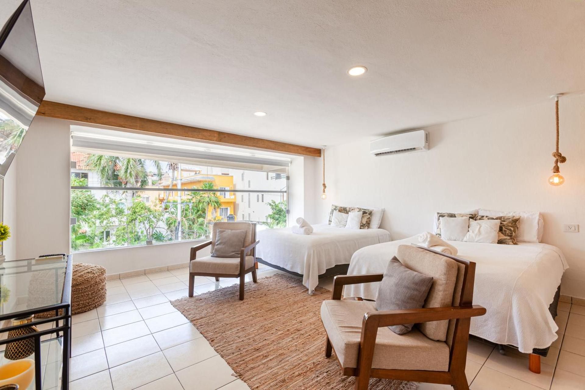 One-Bedroom Apartment with Street View