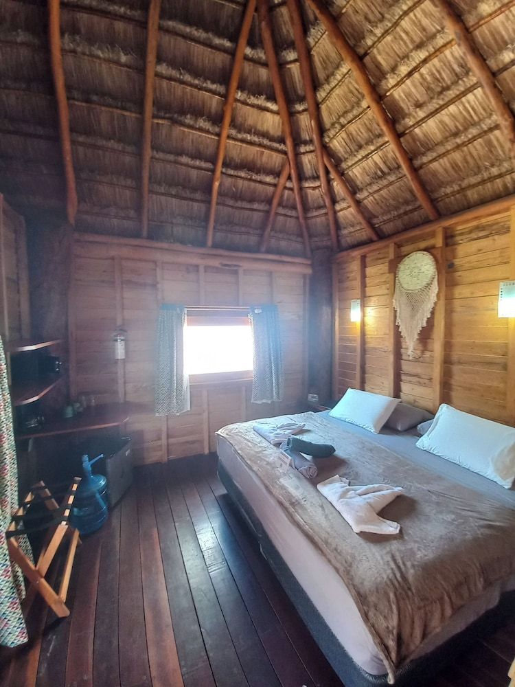 Cabañas Palmeras de Mahahual Deluxe Room, Balcony, Beach View 4