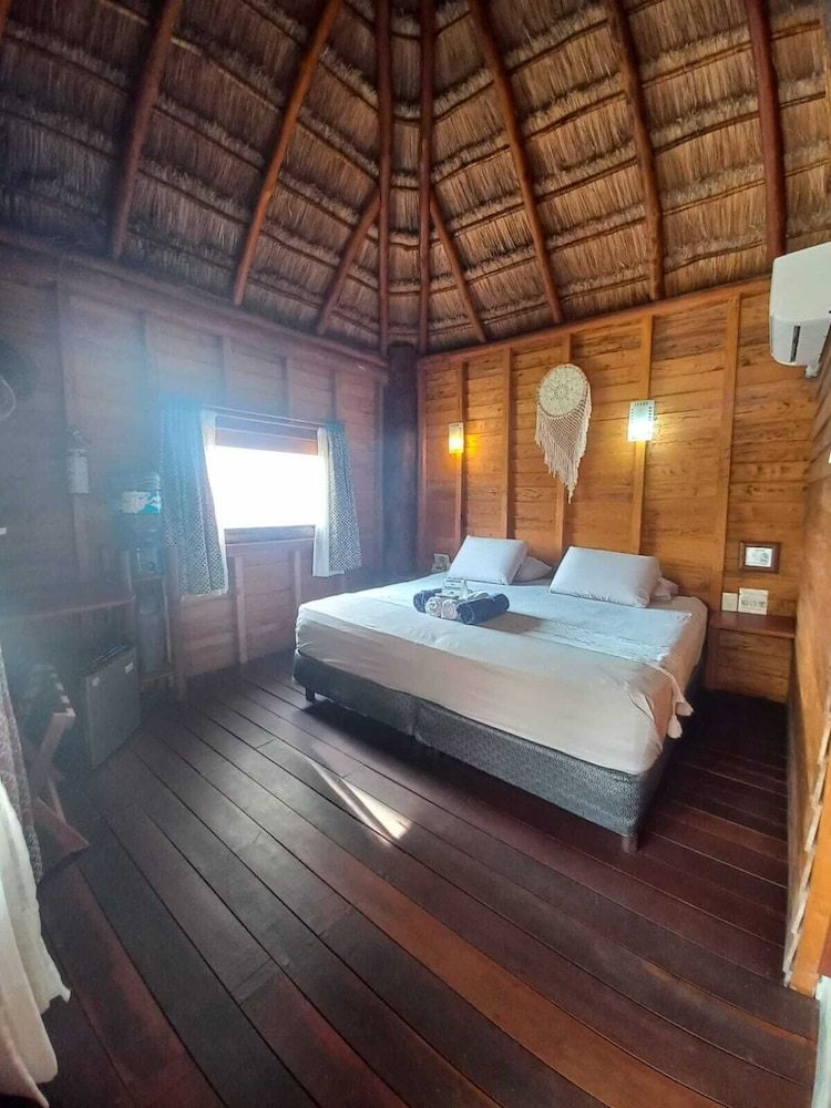 Cabañas Palmeras de Mahahual Deluxe Room, Balcony, Sea View 4