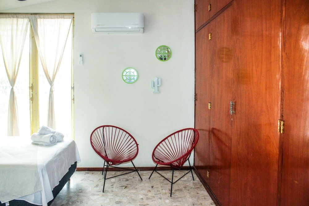 Comfort Quadruple Room, 2 Double Beds, Refrigerator & Microwave, Garden View