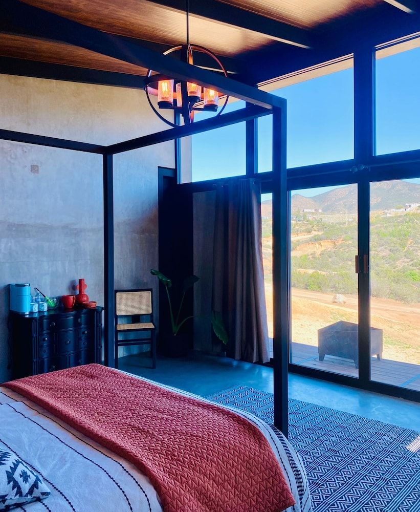 Prajna Valle de Guadalupe Double Room, Mountain View 11