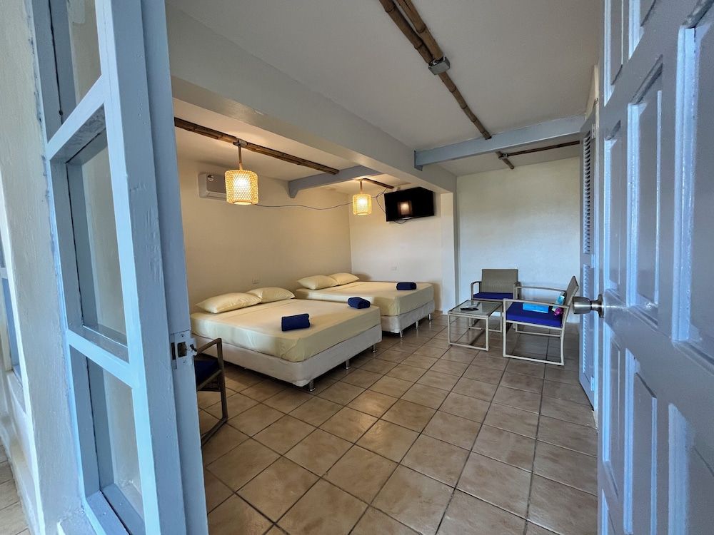 Family Room, 2 Double Beds, Private Bathroom, Lagoon View