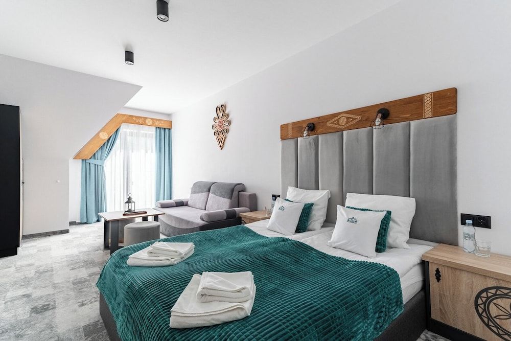 Willa Folk & Prestige Pokoj 4-osobowy z balkonem i widokiem na gory