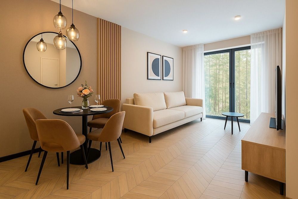 Sea & Forest Resort Międzyzdroje Comfort Apartment, Balcony, Garden View