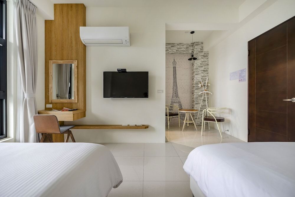 Miguo Homestay Quadruple Room, Balcony 4