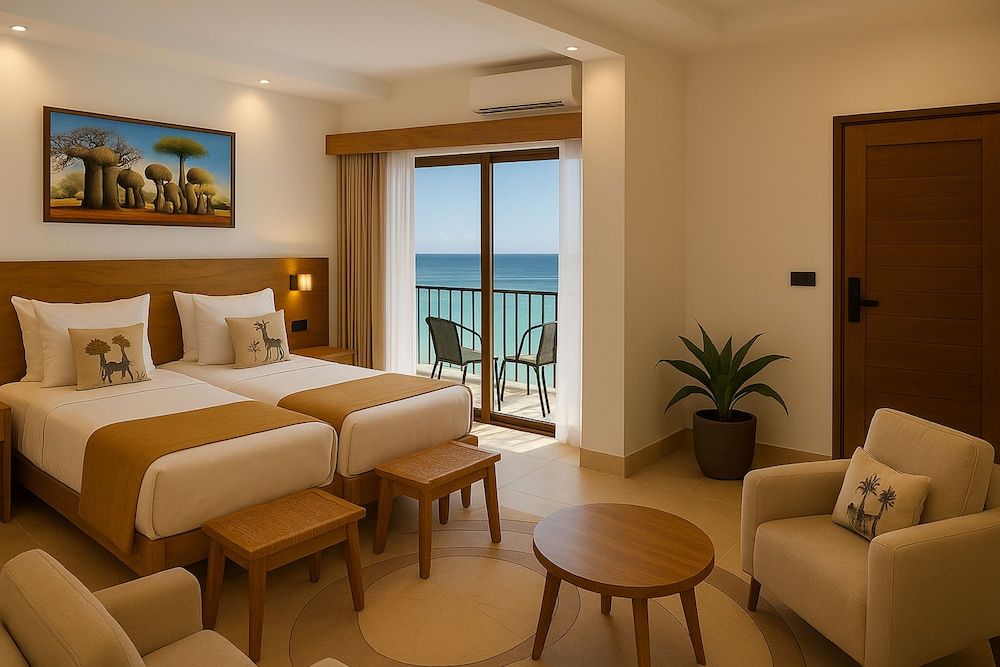 Premium Room, Ocean View, Oceanfront (Deluxe, King or Twin Bed)