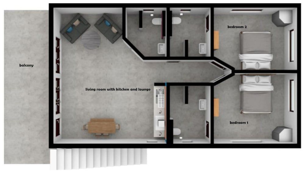 Superior Suite, Ocean View, Balcony/Patio