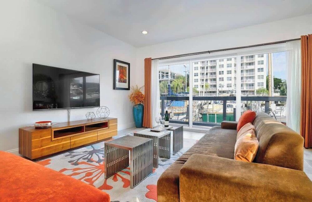 Orange Dream on the Water