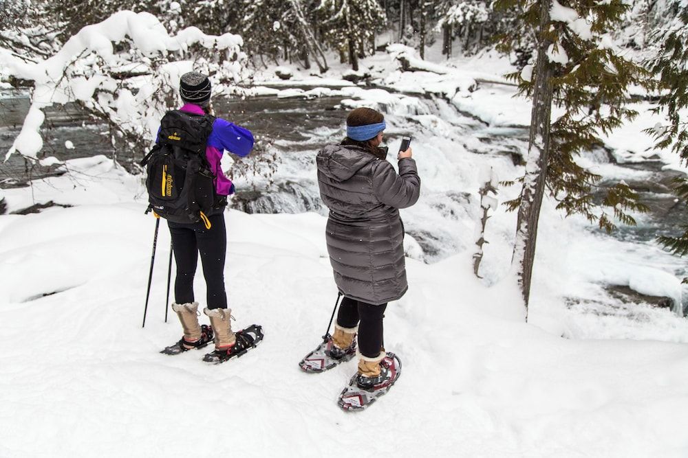 Snowshoeing