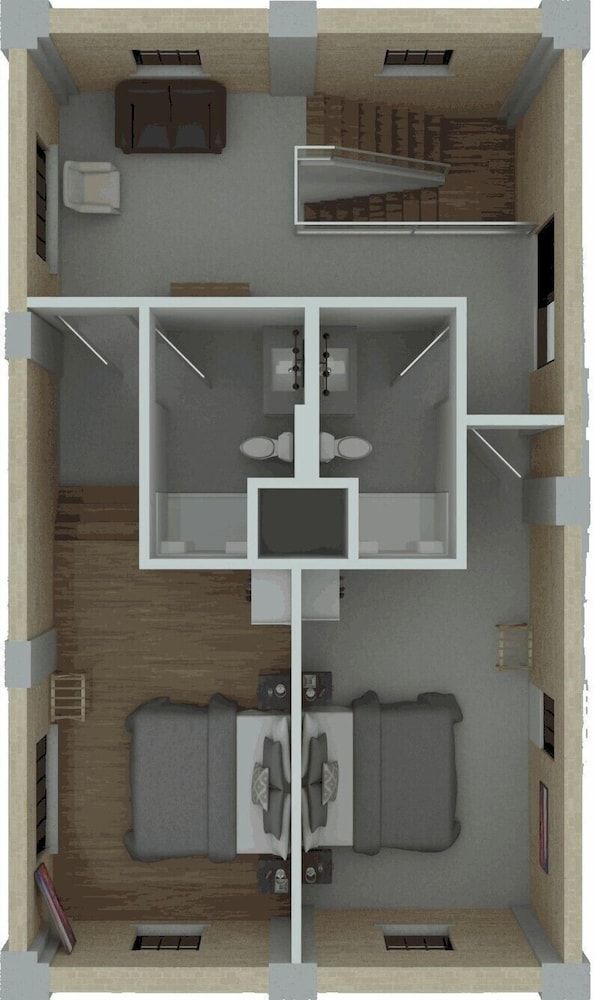 The Mill Hotel Deluxe Suite, River View 3