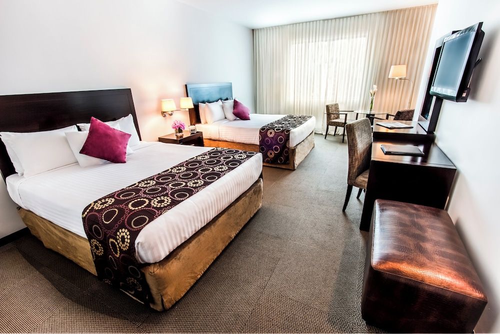 Classic Double Room, 2 Queen Beds, City View